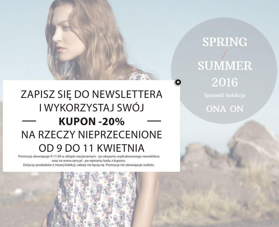 Gazetka promocyjna Carry str. 1